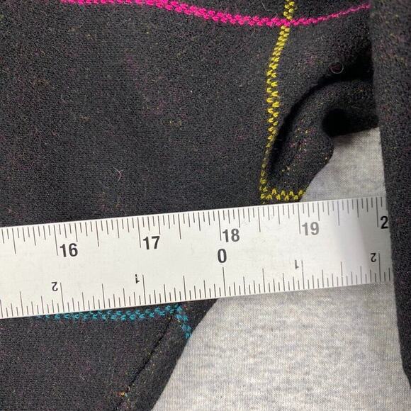 New York & Co Sweater Womens Small Black 7th Ave 3/4 Knotted Sleeve NEW - Picture 10 of 13